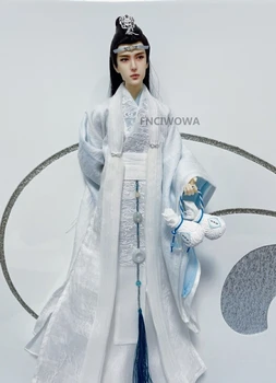 1/6 BJD Obrázok Bábiky Oblečenie Na Neskrotnú Lan Wangji Wang Yibo Biela Nastaviť Zákazku Muž Čínsky Kostým Highend Art Collection