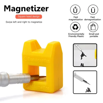 1 ks Vysokej Kvality Magnetizer Demagnetizer Nástroj Modrá Skrutkovač, Magnetický Vyzdvihnúť Nástroj Skrutkovač