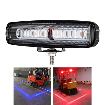10V-80V 15 LED 30W LED Vozík, Svetlo Červená Povodňových Lúč Forktruck Červená Nebezpečenstvo Zóny vysokozdvižný Vozík Varovanie Lampa Pre linde Hyster