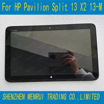 13,3-palcový LCD displej Pre HP Pavilion X2 13-P 13-P11 dotykový displej digitalizátorom. s rámom LP133WH1 SPB1 1 366 X 768 30pins