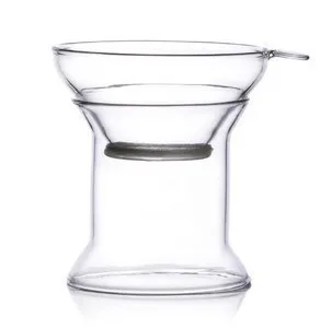 1PC kvalitné žiaruvzdorné sklo čaj filter 200 ml kolotoč štýl OS 0186
