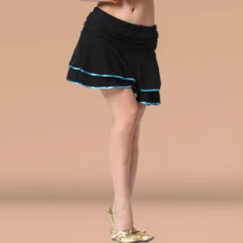 2021 Nový Príchod Latinskej Tanca Kostým Módy Sexy Ženy, Tanečné Oblečenie Latinské Tanečné Predstavenie Dvojitej Vrstvy Vlnité Sukne