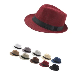 2022 Bielizeň klobúk pre mužov stredného veku a starších Jazz klobúk Vonkajšie opaľovací krém klobúk pre seniorov Stočený slnko klobúk