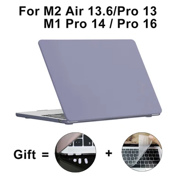 2022 Najnovší Prenosný obal Pre Macbook Air M2 Prípade 13.6 A2681 Dotyk ID pre Macbook Pro 13 Prípade A2338 Kryt M1 Pro 14 16 2021 Funda
