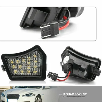 2ks LED Pod Zrkadlo, Lampa Na Volvo XC90 07-14 S40, V50 04-12 C30 07-13 C70 06-13 S60 II V6010-18 Jaguar XE-Typ 17-19