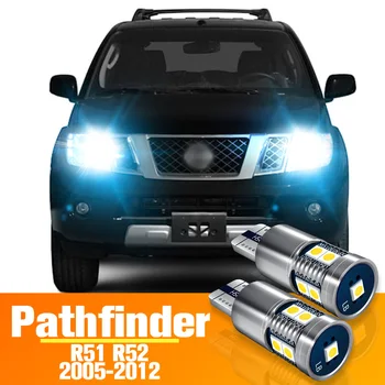 2x LED Parkovacie svetlá Vzdialenosť Žiarovka Príslušenstvo Pre Nissan Pathfinder R51 R52 2005-2020 2011 2012 2013 2014 2015 2016 2017 2018
