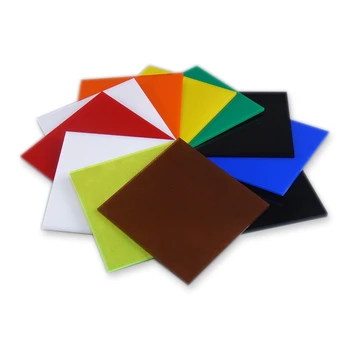 3x100x200mm PMMA Farebné Akrylové List Plast Plexisklo Dosky Organického Skla DIY Model