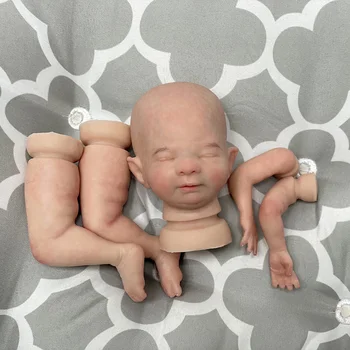 8 cm Bebe Silikónové Mini Súpravy Obsahujú látky Telo Ručné Realisticky Reborn Silikónové Maľované Súpravy Reborn Bábiky Silikónové