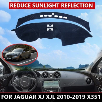 Auto Panel Kryt pre Jaguar XJ XJL 2010-2019 X351 Mat Chránič slnečník Dashmat Rada Pad Auto Koberec