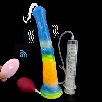 Dilda Gay Dildo vebrator Ženy Penis Videl Striekať dildo Sexophop Produkty pre Mužov Análny Vibračné Dildo realistické Vibrátory Xl