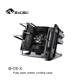 Granzon B-CE-X Otvorené Rám Podvozku Distro Doska Vodné Chladenie Počítača Prípade Vertikálne Horizontálne, DIY Displej