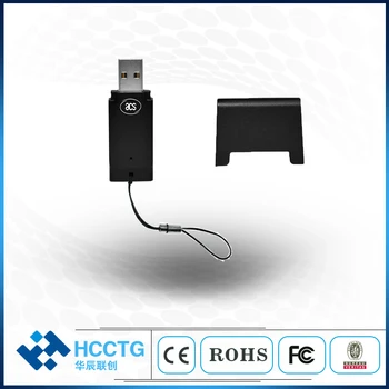 Lacné Mobilné USB, ISO 7816 Mini Smart Chip Card Reader ACR39T-A1