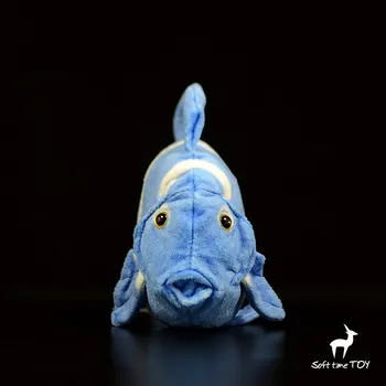 malý darček hračka bábika Tropické ryby Atlantic blue visí bábika simulované modrá tŕň, chvost rýb