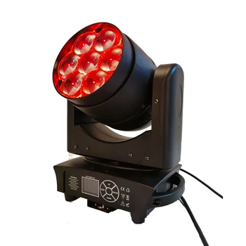 Mini Lýra Fáze Svetlo 7X40W 4in1 RGBW ZOOM LED Pohyblivé Hlavy Bee Oko Svetlo 11/17CH Pre Svadobné Udalosti