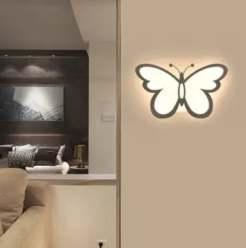 Motýľ Nástenné Svietidlo LED nočné lampy tvorivé nočné svetlo v spálni