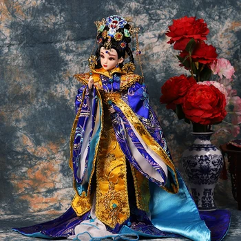 Orientálna Riekanky Dávnych Kostým Čínsky Rafinované Bábika Princezná z Dynastie Ming Súd Limited Edition Kolekcie Darček pre Dievča