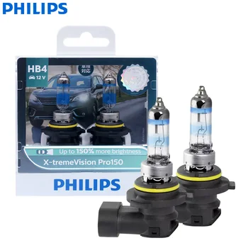 Philips X-tremeVision Pro150 9006 HB4 12V 51W +150% Jasné Svetlo Halogénové Svetlometu Auto Hmly Žiarovky ECE Auto Lampa 9006XVPro150 Pár