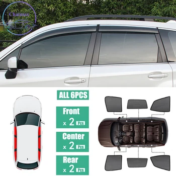 Pre Subaru Forester Roky 2013-2018 Okno Protislnečnú Ochranu proti UV žiareniu Ray Blokovanie Oka Laserom Blok Čierny bez Priadza