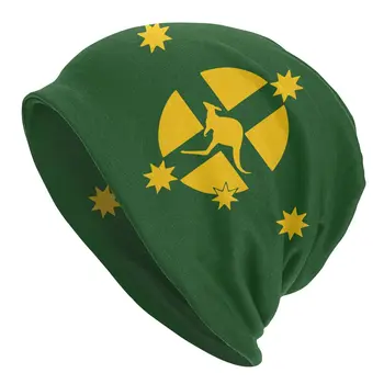 Reálna Dinkum Vlajka 1983 Austrálska Vlajka Návrh Čiapky Pletený Hat Priedušná Hip Hop Vonkajšie Čiapky pre Mužov, Ženy, Pletené Čiapky