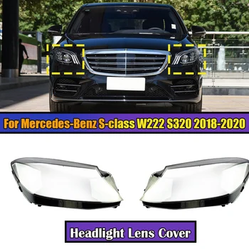 Svetlomety Kryt Objektívu Transparentné Tienidlo Svetlometu Prípade Shell Pre Mercedes-Benz S-class W222 S320 S400 S500 S600 2018-2020