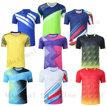 Tenis T-Shirt Muži/Ženy/Dieťa,Stolný Tenis, T košele Dieťa,Tenis, Športová T-shirt pre Mužov,Košele, Bedminton,Behanie Športové Košele