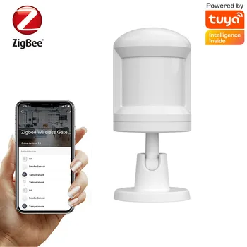 Tuya Inteligentné Ľudské Infračervený Senzor APP Zigbee Wireless Mobile Detektor