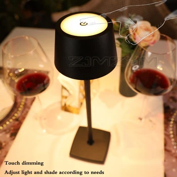 USB Nabíjateľné Led Stolná Lampa Dotykom Ovládať Stmievateľné Stolové Lampy Prenosné Čítanie Štúdiu Svetla pre Deti, Nočné