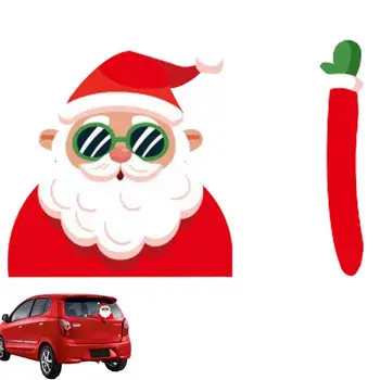Vianočné Auto Stierač Nálepky Odnímateľný Zadný Stierač Magic Nálepky Jednoduchá Inštalácia Santa Claus Mávali Stierač Odtlačkový