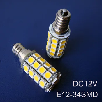 Vysoká kvalita 5050 DC12V 6.2 W E12 led osvetlenie,led e12 žiarovky 12V E12 led žiarovky doprava zadarmo 50pcs/veľa