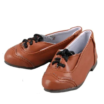 [wamami] Brown Lmitation Kožený Retro Oxford Topánky Pre 1/4 MSD DOD Dollfie