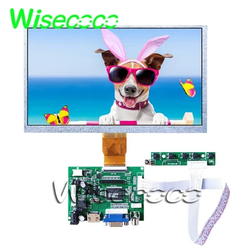 Wisecoco 9 Palcový LCD Displej TFT Displej AT090TN12 VGA Radič Rada Ovládač Pre Raspberry Pi Panel