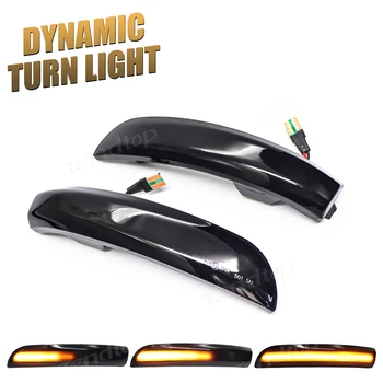 Zase Signálne Svetlo LED Dynamický Bočné Krídlo Zrkadlo Sekvenčné Indikátor Blinker Lampa Pre Ford Escape Kuga II EcoSport 2013 - 2019